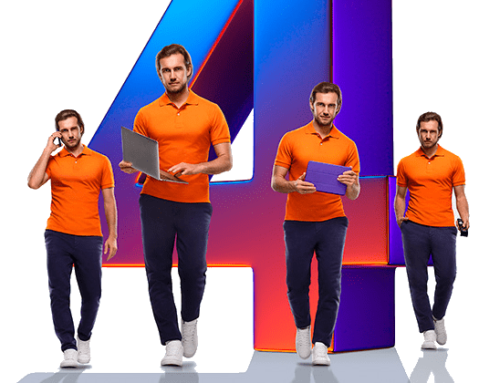 Великолепная четверка Ростелеком в деревня Липец (Псковская область)